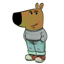 Chill guy mascot